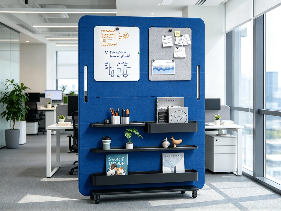 Magnetic Force Mobile Acoustic Panels Divider