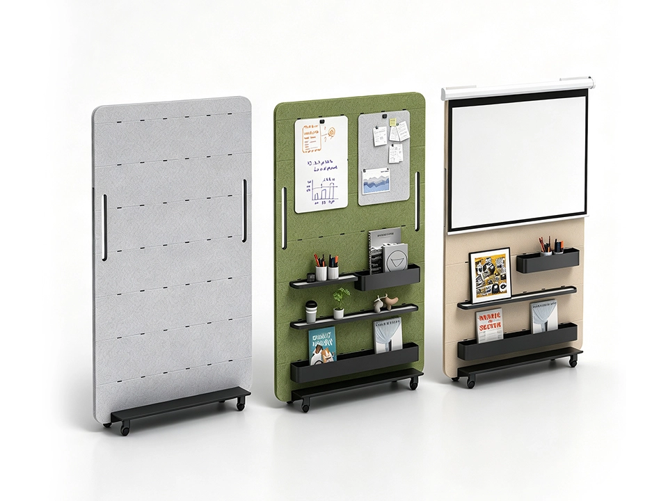 Magnetic Force Mobile Acoustic Panels Divider