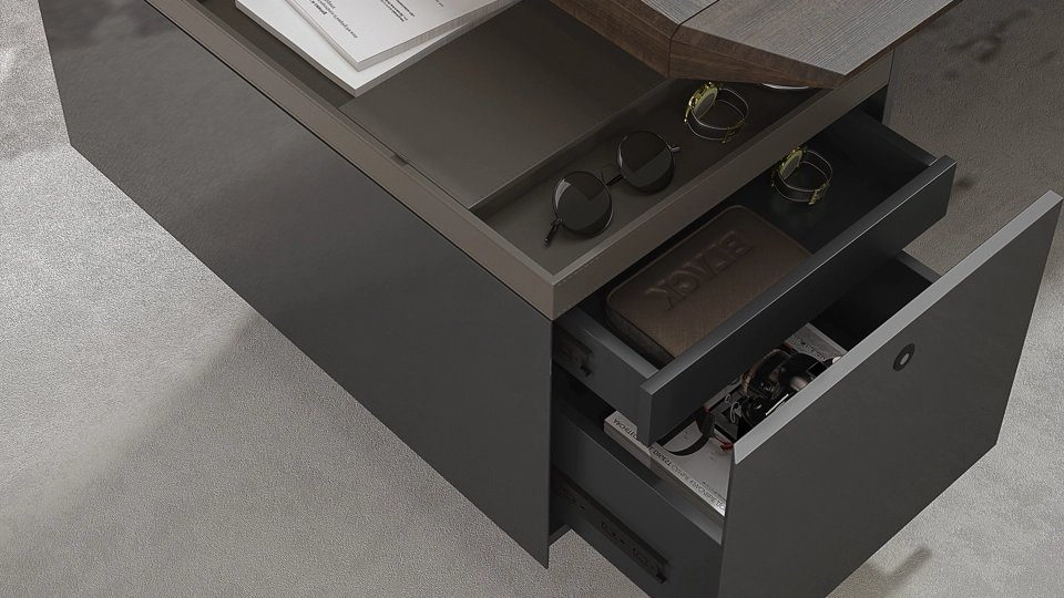 Modern Veneer executive office desk