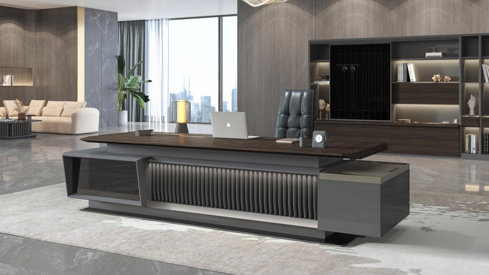 Modern Veneer executive office desk