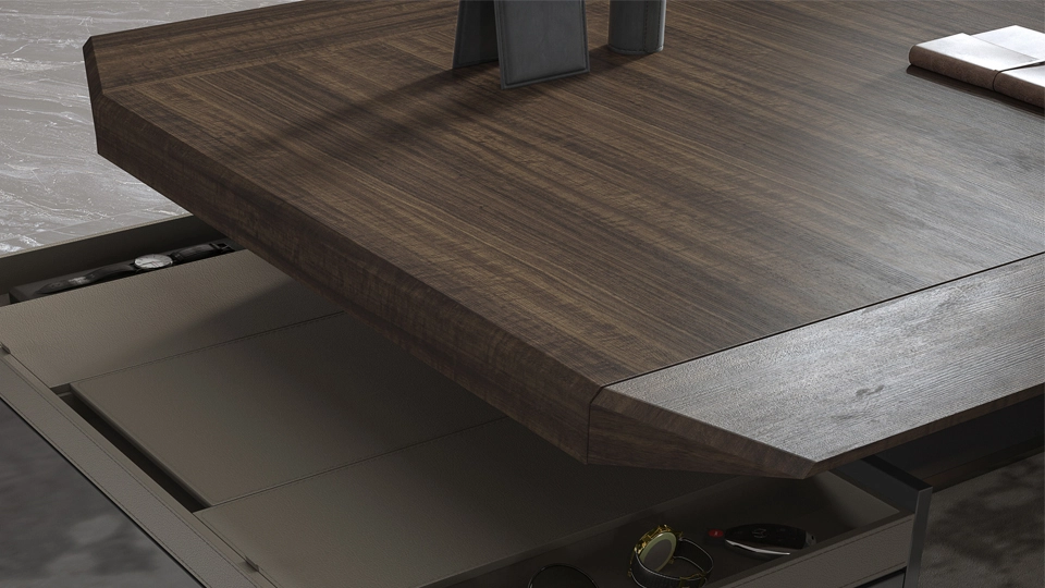 Modern Veneer executive office desk