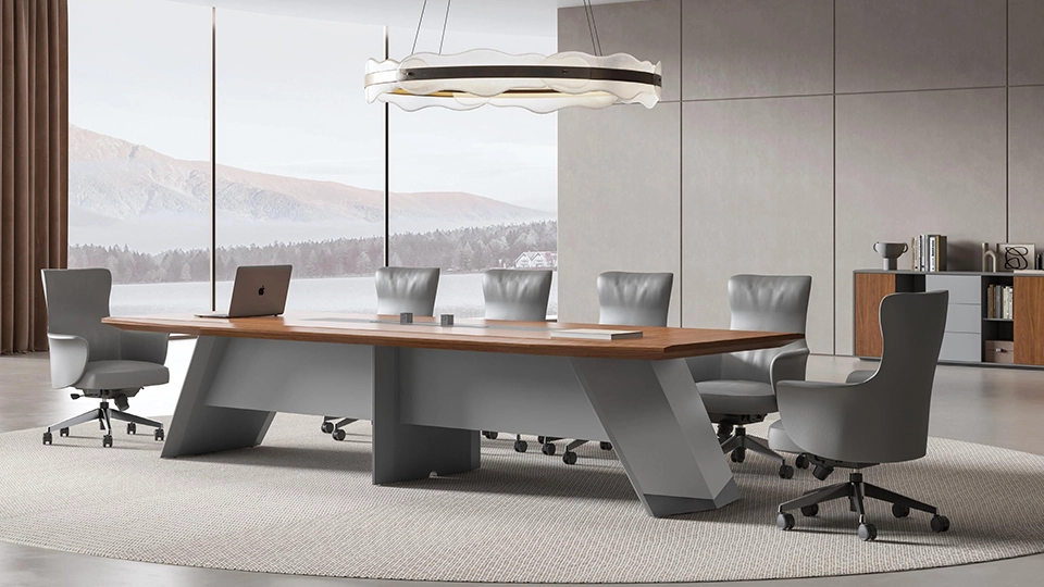 Modern Veneer Conference table