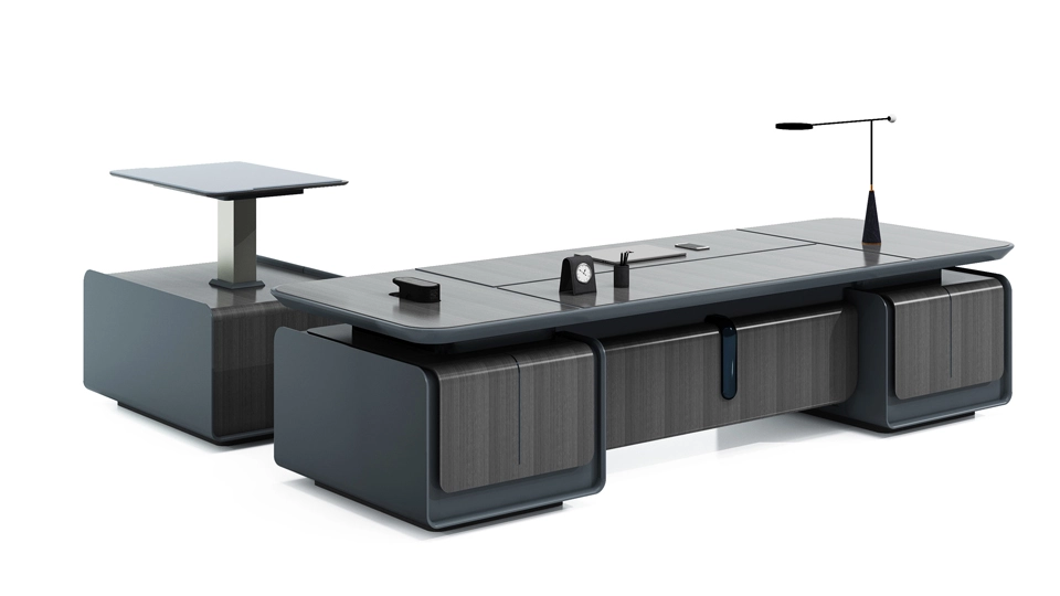 Veneer paint executive office desk